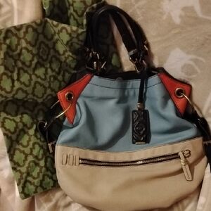 orYany Sydney Colorblock Leather Tote
